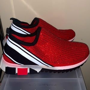 Red Rhinestone Shoes